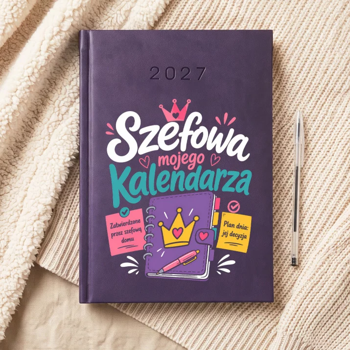 Kalendarz Książkowy A5 2027 Dla Żony Prezent Na Rocznicę Ślubu Dla Kobiety: Szefowa Terminarza Kalendarz Książkowy A5 2027 Dla Żony Prezent Na Rocznicę Ślubu Dla Kobiety: Szefowa Terminarza