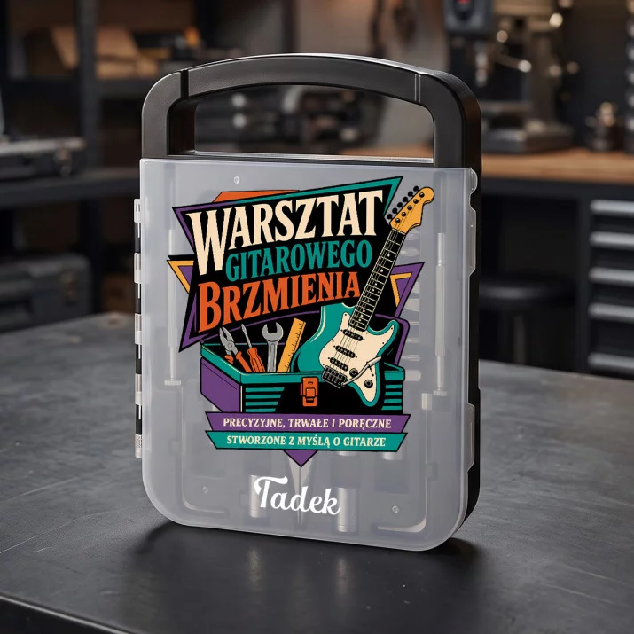 Zestaw Narzędzi Dla Gitarzysty Prezent Dla Mężczyzny: Gitarowy Warsztat Retro Zestaw Narzędzi Dla Gitarzysty Prezent Dla Mężczyzny: Gitarowy Warsztat Retro