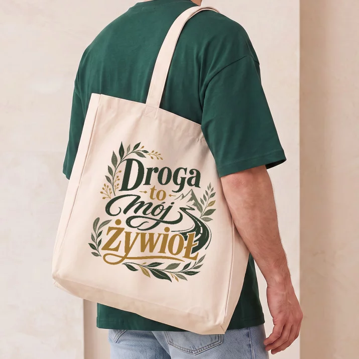 Torba Na Zakupy Dla Kierowcy Prezent Dla Mężczyzny: Botaniczna Droga Kierowcy