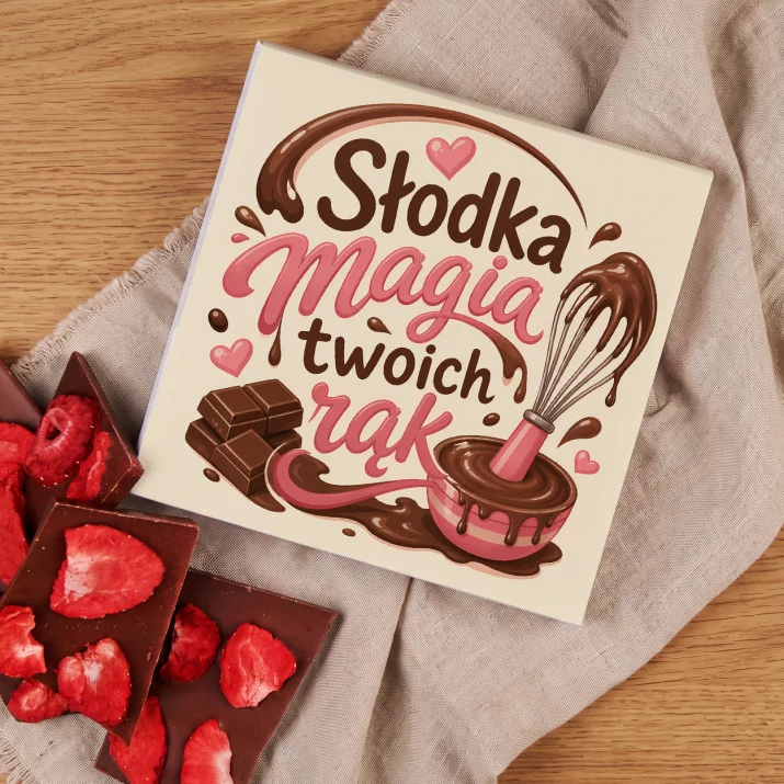 Czekolada Z Truskawkami Dla Cukiernika Prezent Dla Mężczyzny: Słodka Chibi Pracownia Czekolada Z Truskawkami Dla Cukiernika Prezent Dla Mężczyzny: Słodka Chibi Pracownia