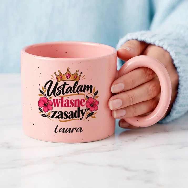 Kubek Premium Dla Młodej Kobiety Prezent Dla Kobiety: Ustalam Własne Zasady
