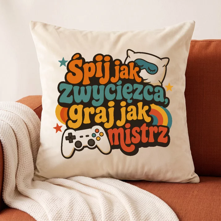 Poduszka Dekoracyjna Dla Gracza Prezent Dla Mężczyzny: Retro Gracz Poduszka Dekoracyjna Dla Gracza Prezent Dla Mężczyzny: Retro Gracz