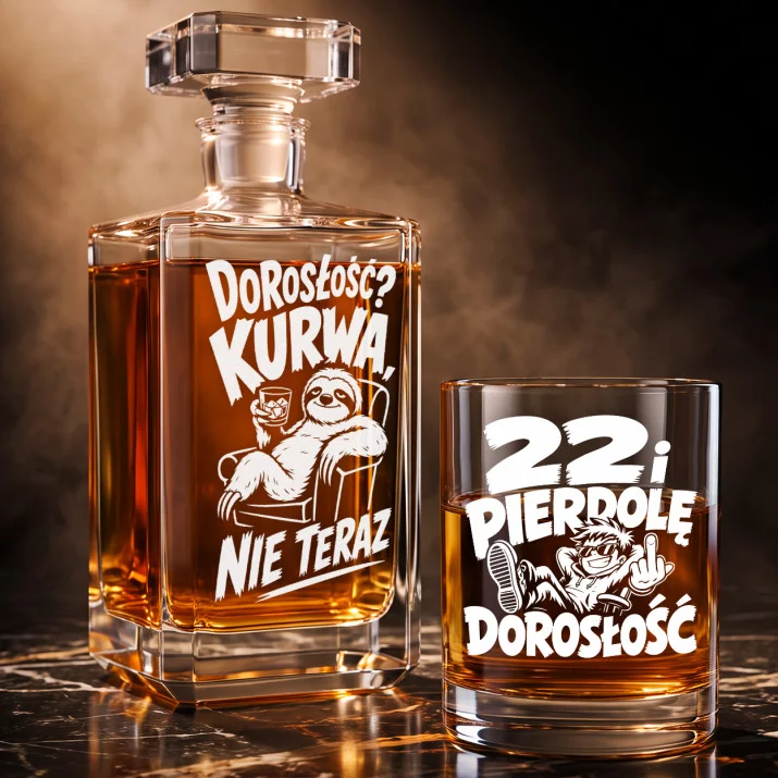 Zestaw Do Whisky Dla 22 Latka Prezent Na 20 Urodziny Dla Mężczyzny: Bunt Dorosłości