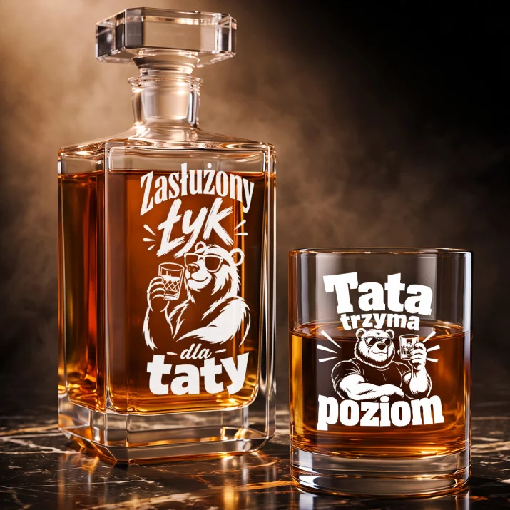 Zestaw Do Whisky Na Dzień Ojca Prezent Dla Taty Mężczyzny: Tatowy Toast Zestaw Do Whisky Na Dzień Ojca Prezent Dla Taty Mężczyzny: Tatowy Toast