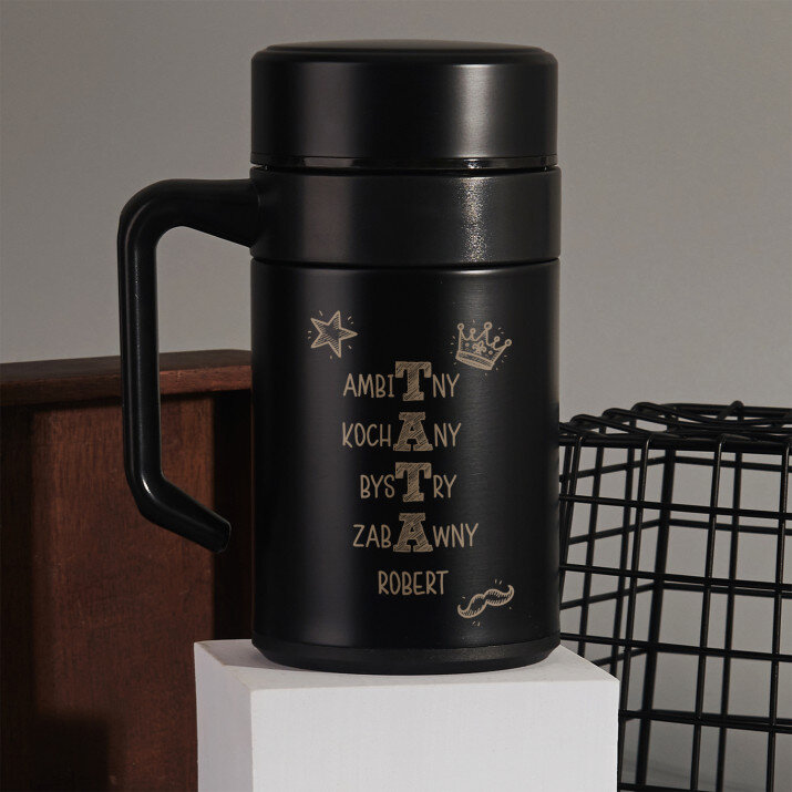 Tata krzyżówka - Kubek termiczny 400 ml