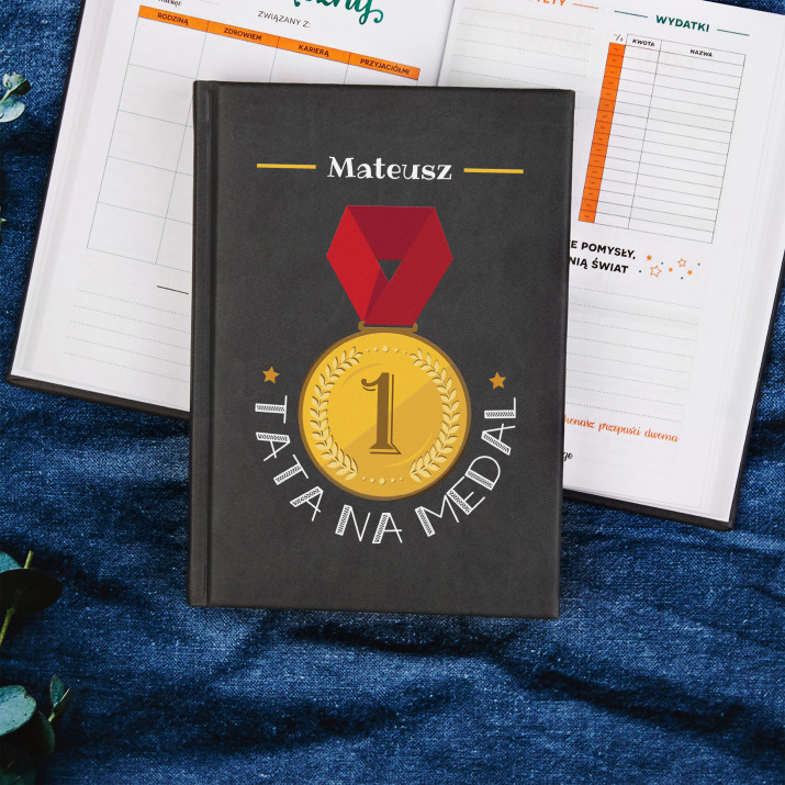Tata na medal - Planer Książkowy A5