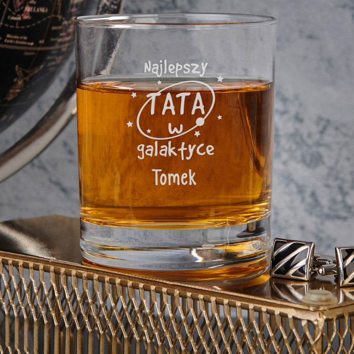 Tata w galaktyce - Szklanka do whisky Tata w galaktyce - Szklanka do whisky