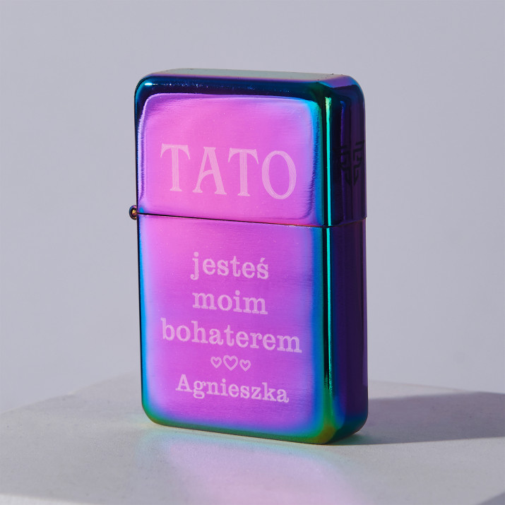 Tato jesteś moim bohaterem - Zapalniczka tęczowa