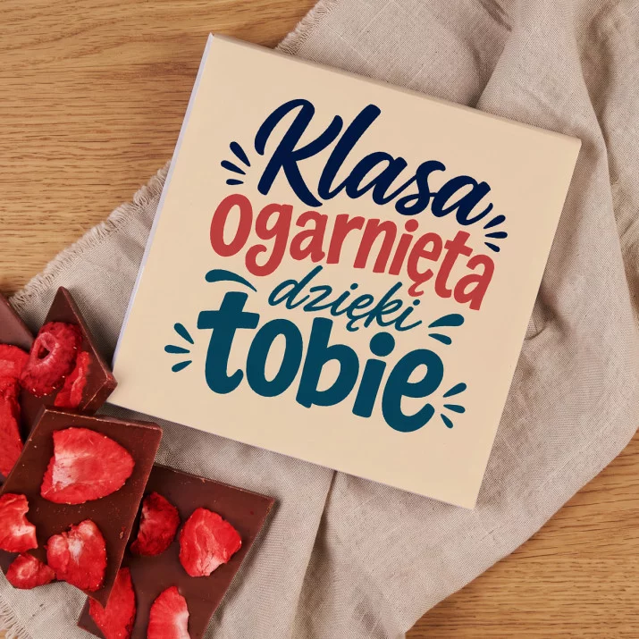 Czekolada Z Truskawkami Dla Wychowawcy Prezent Na Dzień Nauczyciela Dla Mężczyzny: Klasowy Humor Czekolada Z Truskawkami Dla Wychowawcy Prezent Na Dzień Nauczyciela Dla Mężczyzny: Klasowy Humor
