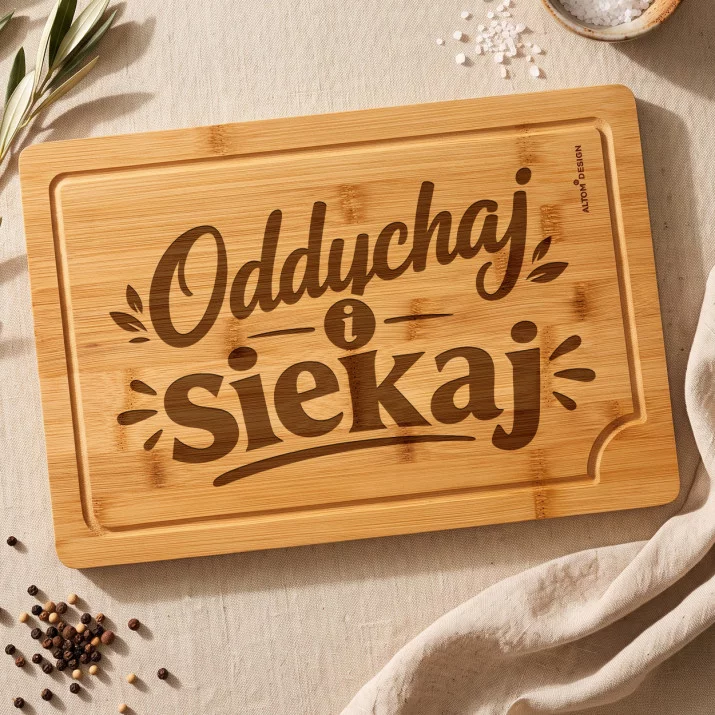 Deska Do Krojenia Dla Joginki Prezent Dla Kobiety: Uważne Krojenie