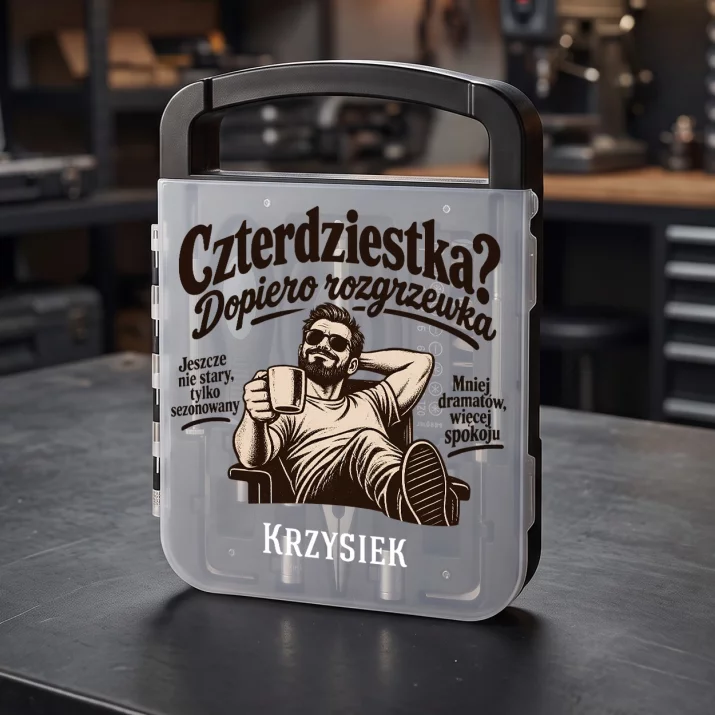 Zestaw Narzędzi Na 40 Prezent Na 40 Urodziny Dla Mężczyzny: Czterdziestka? Dopiero
