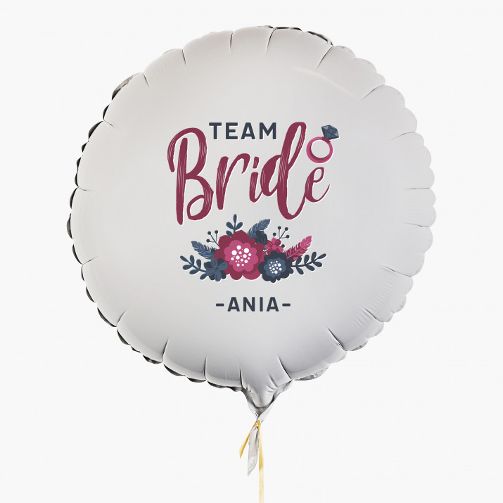 Team bride - Balon z helem - Koło