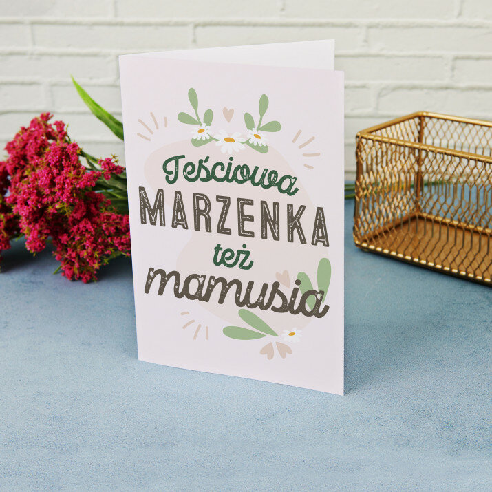 Teściowa też mamusia - kartka z życzeniami