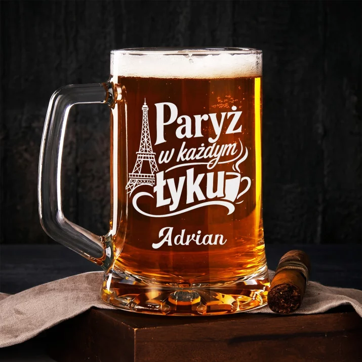 Kufel Personalizowany z Grawerem Dla Miłośnika Paryża Prezent Dla Mężczyzny: Paryskie Nastroje Kufel Personalizowany z Grawerem Dla Miłośnika Paryża Prezent Dla Mężczyzny: Paryskie Nastroje