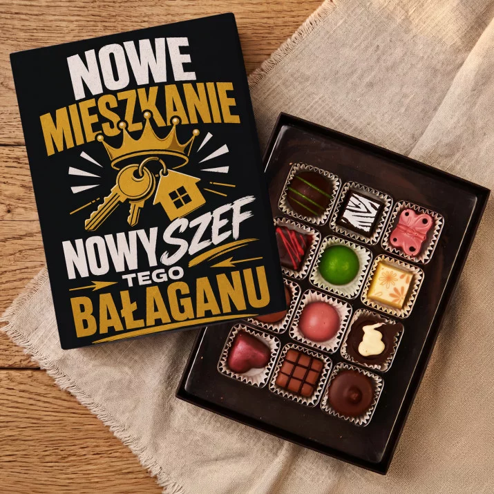 Czekoladki Na Nowe Mieszkanie Prezent Dla Mężczyzny: Nowy Szef Bałaganu