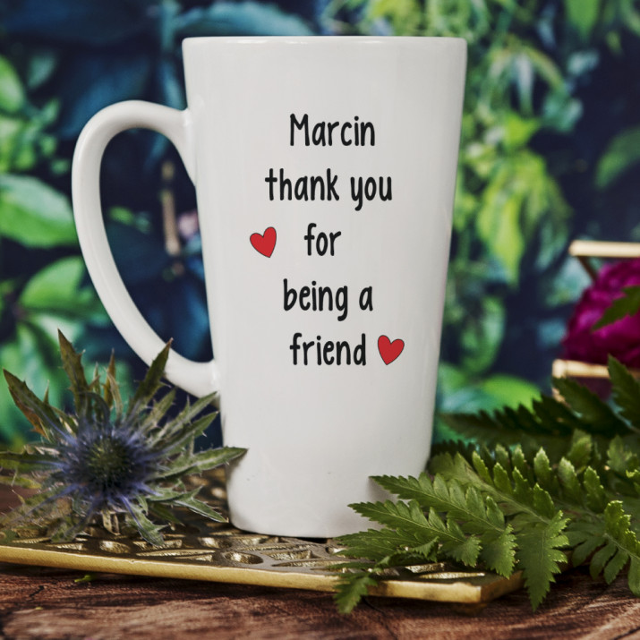 Thank You for Being a Friend - Personalizowany Kubek