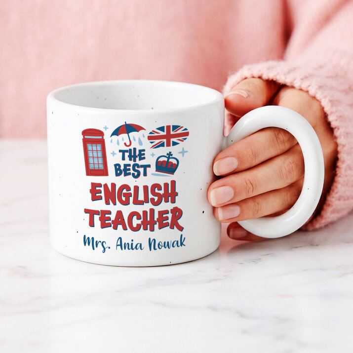 The best english teacher - Kubek z okrągłym uchem