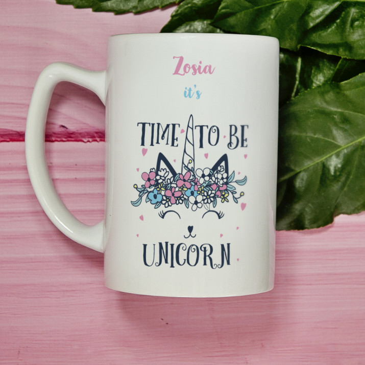 Time to be unicorn - Personalizowany Kubek