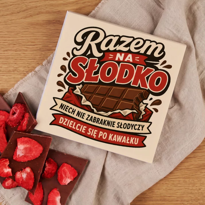 Czekolada Z Truskawkami Na Ślub Prezent Dla Pary Młodej Pary: Słodka Para Retro Czekolada Z Truskawkami Na Ślub Prezent Dla Pary Młodej Pary: Słodka Para Retro