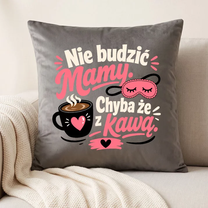 Poduszka Dekoracyjna Dla Mamy Prezent Na Dzień Mamy Dla Kobiety: Nie Budzić Mamy. Poduszka Dekoracyjna Dla Mamy Prezent Na Dzień Mamy Dla Kobiety: Nie Budzić Mamy.