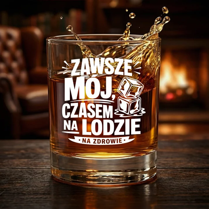 Szklanka Do Whisky Dla Ukochanego Prezent Na Walentynki Dla Mężczyzny: Zawsze Mój, Czasem Na Lodzie Szklanka Do Whisky Dla Ukochanego Prezent Na Walentynki Dla Mężczyzny: Zawsze Mój, Czasem Na Lodzie