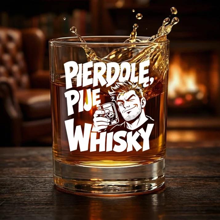 Szklanka Do Whisky Dla Faceta Prezent Dla Mężczyzny: Pierdole, Pije Whisky Szklanka Do Whisky Dla Faceta Prezent Dla Mężczyzny: Pierdole, Pije Whisky