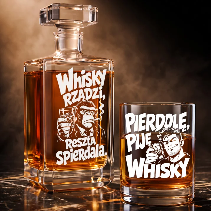 Zestaw Do Whisky Dla Faceta Prezent Dla Mężczyzny: Whisky Rządzi, Zestaw Do Whisky Dla Faceta Prezent Dla Mężczyzny: Whisky Rządzi,