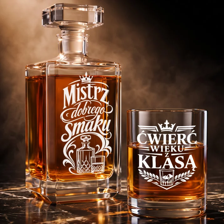 Zestaw Do Whisky Na 25 Urodziny Prezent Dla Mężczyzny: Męska Elegancja