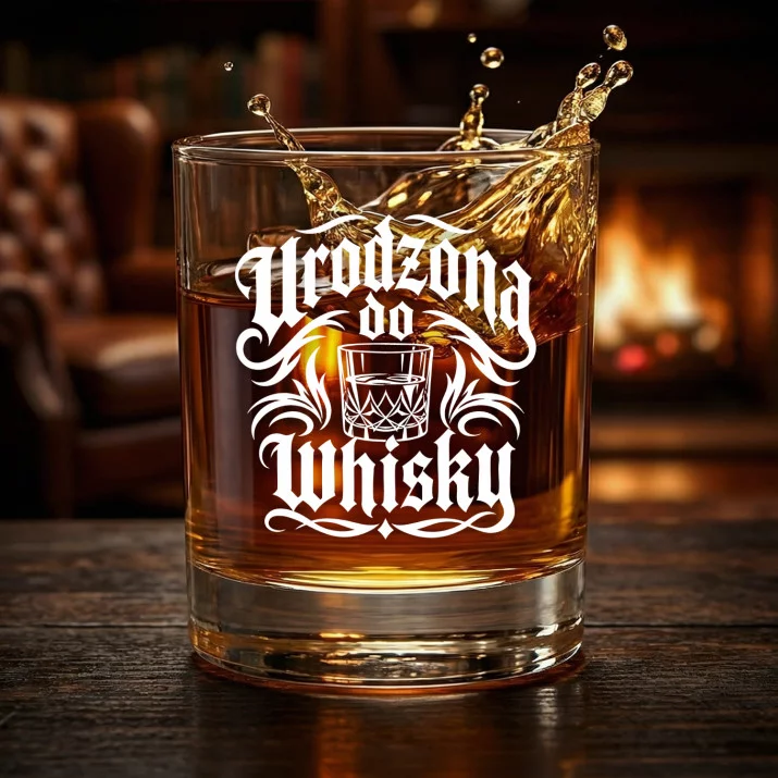Szklanka Do Whisky Na Urodziny Prezent Dla Kobiety: Urodzona Do Whisky Szklanka Do Whisky Na Urodziny Prezent Dla Kobiety: Urodzona Do Whisky