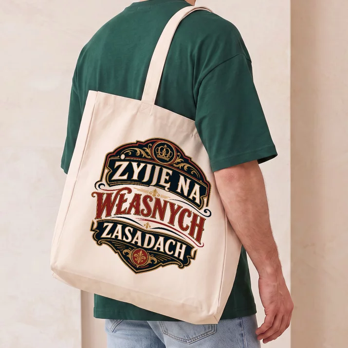 Torba Na Zakupy Na Walentynki Prezent Na Rocznicę Dla Mężczyzny: Manifest Niezależności