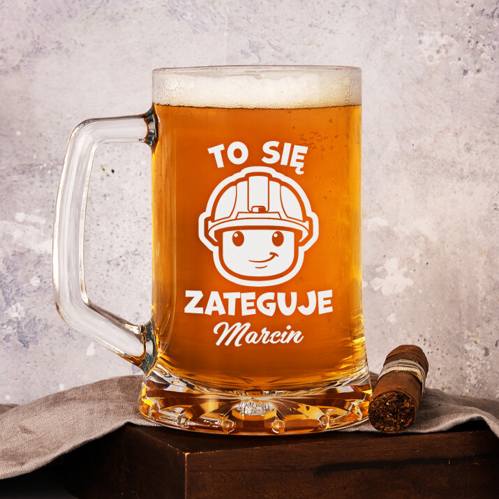 To się zateguje - Personalizowany Kufel