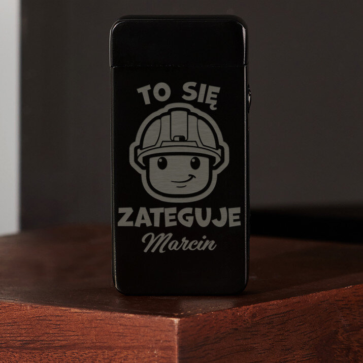 To się zateguje - Zapalniczka plazmowa czarna