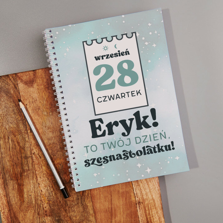 To Twój dzień, szesnastolatku - Planer dzienny