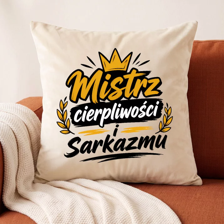 Poduszka Dekoracyjna Dla Nauczyciela Prezent Na Dzień Nauczyciela Dla Mężczyzny: Szkolny Suchy Sarkazm