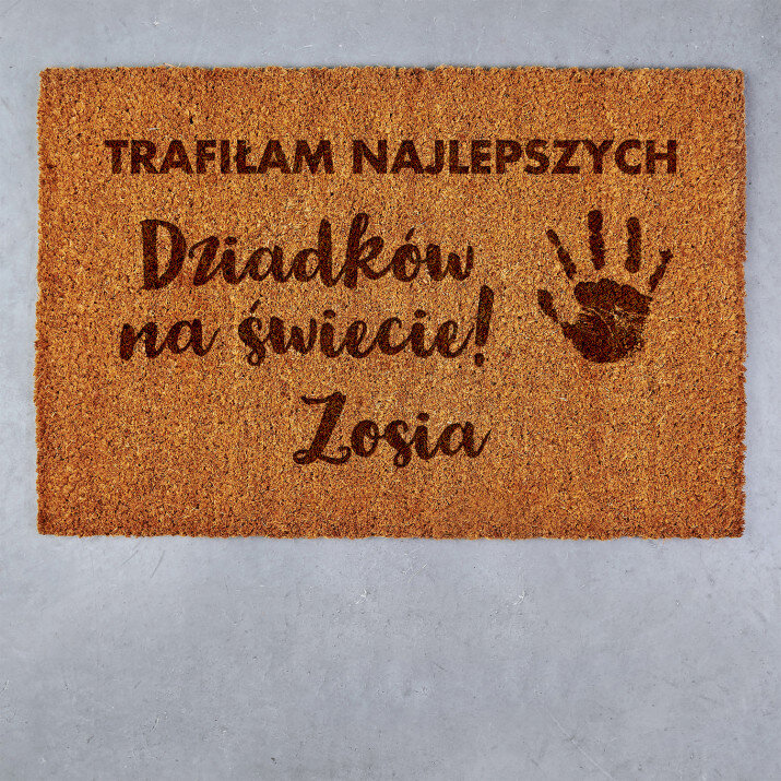 trafiłam najlepszych dziadków - Wycieraczka Kokosowa