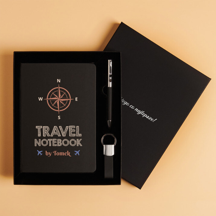 Travel notebook - Zestaw z notatnikiem