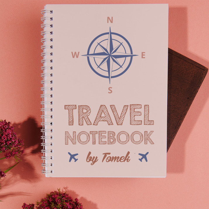 Travel notebook - Zeszyt na spirali A5
