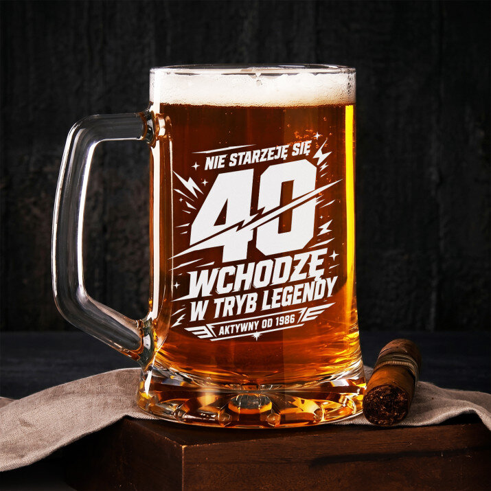 Kufel Na 40 Urodziny Prezent Dla Mężczyzny: Tryb Legendy
