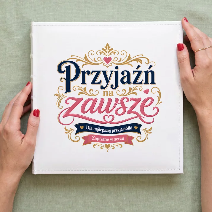 Album Na Zdjęcia Tradycyjny Dla Przyjaciółki Prezent Dla Kobiety: Barokowa Przyjaźń Album Na Zdjęcia Tradycyjny Dla Przyjaciółki Prezent Dla Kobiety: Barokowa Przyjaźń