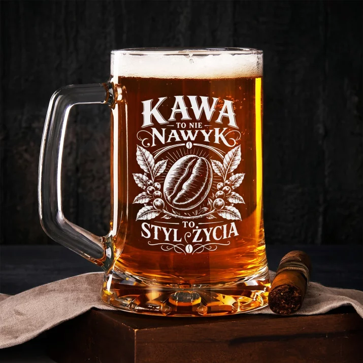 Kufel Dla Miłośnika Kawy Prezent Dla Mężczyzny: Kawa To Styl Życia
