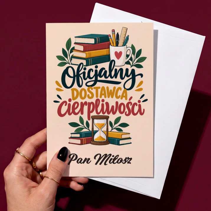 Kartka Personalizowana Dla Wychowawcy Prezent Na Dzień Nauczyciela Dla Mężczyzny: Oficjalny Dostawca Kartka Personalizowana Dla Wychowawcy Prezent Na Dzień Nauczyciela Dla Mężczyzny: Oficjalny Dostawca
