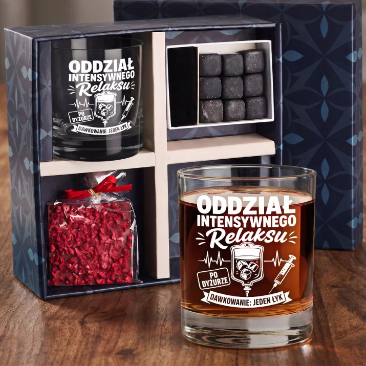 Zestaw Prezentowy Whisky Dla Medyka Dla Mężczyzny: Oddział Intensywnego Zestaw Prezentowy Whisky Dla Medyka Dla Mężczyzny: Oddział Intensywnego