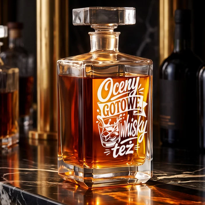 Karafka Do Whisky z Grawerem Dla Nauczycielki Prezent Na Dzień Nauczyciela: Klasowy Relaks Karafka Do Whisky z Grawerem Dla Nauczycielki Prezent Na Dzień Nauczyciela: Klasowy Relaks