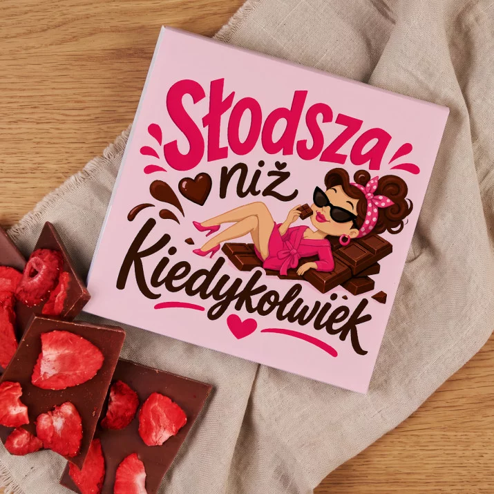 Czekolada Z Truskawkami Na 55 Urodziny Prezent Dla 55 Latki Kobiety: Słodka Elegancja