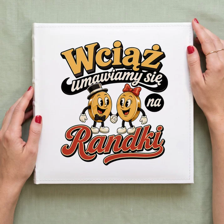 Album Na Zdjęcia Tradycyjny Na Złote Gody Prezent Dla Pary: Retro Para Album Na Zdjęcia Tradycyjny Na Złote Gody Prezent Dla Pary: Retro Para