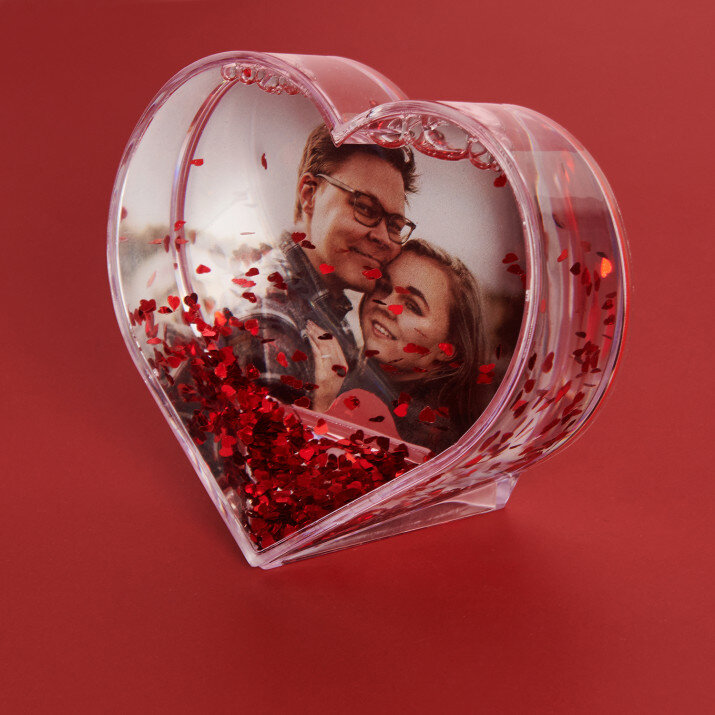 Twoje zdjęcie - Kula śnieżna Serce