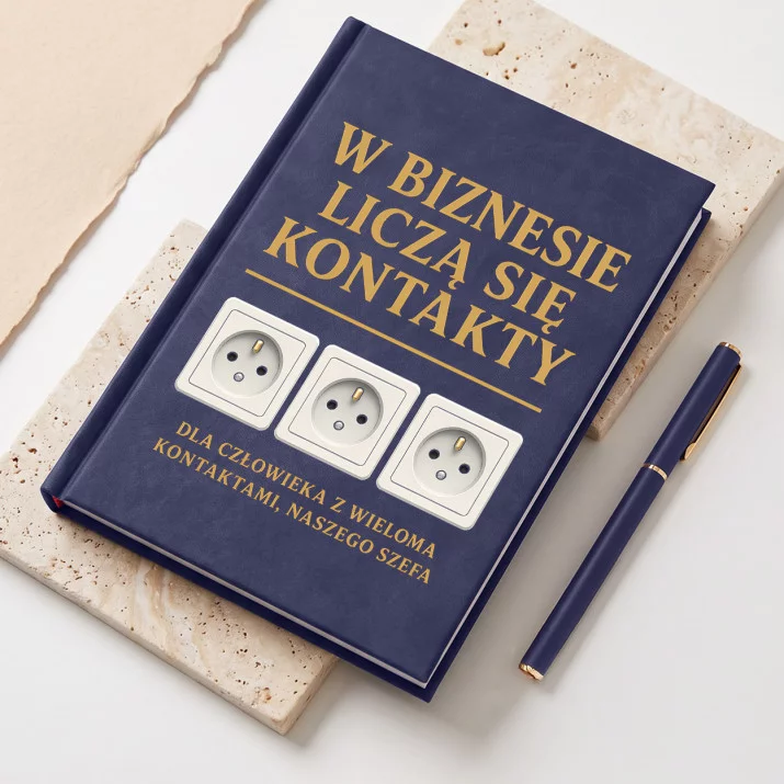Notatnik A5 Dla Szefa Prezent Dla Mężczyzny: W Biznesie Liczą Się Kontakty Notatnik A5 Dla Szefa Prezent Dla Mężczyzny: W Biznesie Liczą Się Kontakty
