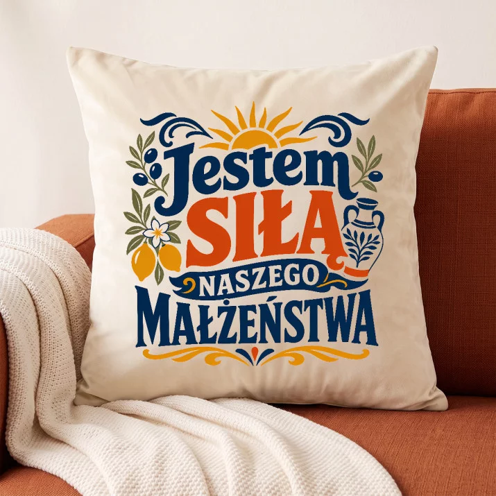 Poduszka Dekoracyjna Na 20 Rocznicę Ślubu Prezent Dla Kobiety: Manifest Małżeński Poduszka Dekoracyjna Na 20 Rocznicę Ślubu Prezent Dla Kobiety: Manifest Małżeński