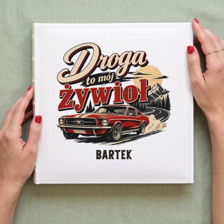 Album Na Zdjęcia Tradycyjny Dla Kierowcy Prezent Dla Mężczyzny: Droga To Mój Żywioł Album Na Zdjęcia Tradycyjny Dla Kierowcy Prezent Dla Mężczyzny: Droga To Mój Żywioł