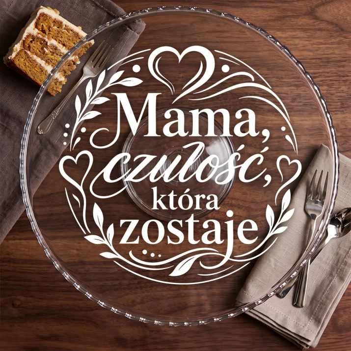 Patera Na Ciasto Na Dzień Matki Prezent Dla Mamy Kobiety: Bezczasowa Czułość Patera Na Ciasto Na Dzień Matki Prezent Dla Mamy Kobiety: Bezczasowa Czułość